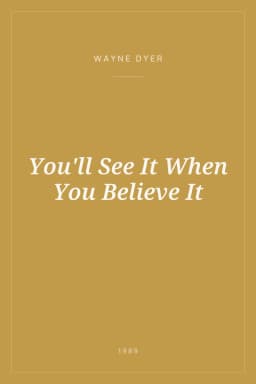 Portada de You'll See It When You Believe It