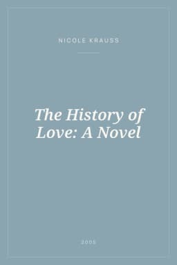 Portada de The History of Love: A Novel