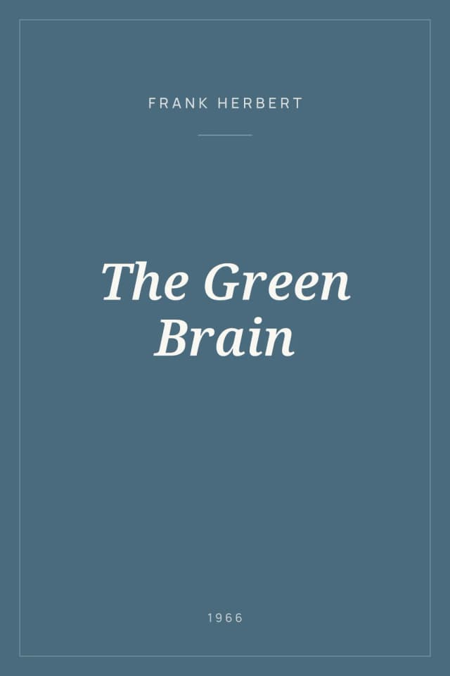 Portada de The Green Brain
