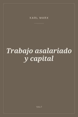 Portada de Trabajo asalariado y capital