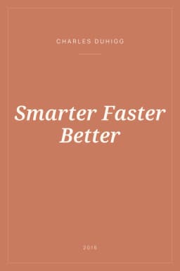 Portada de Smarter Faster Better