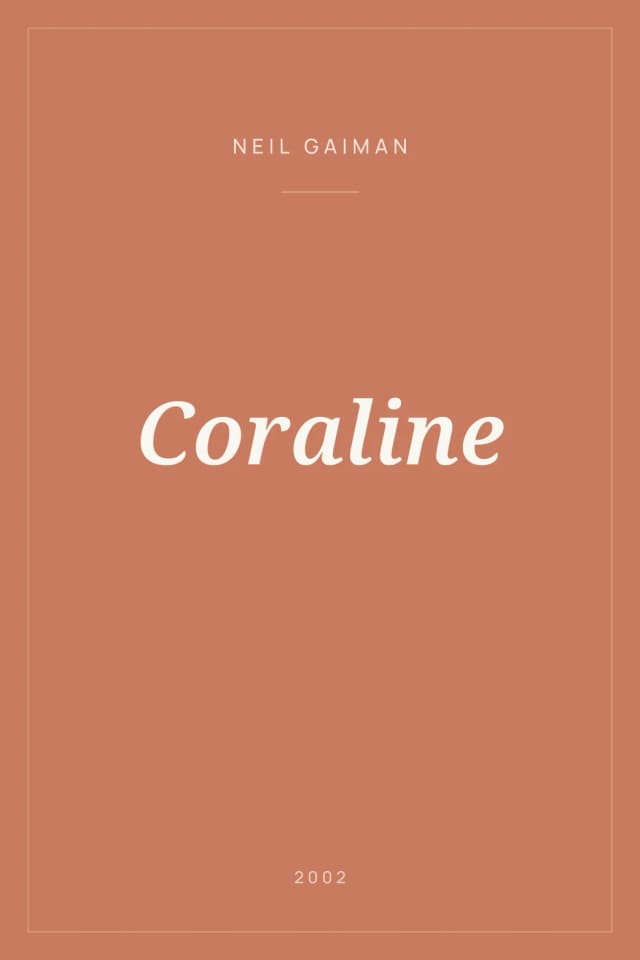 Portada de Coraline