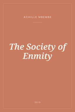 Portada de The Society of Enmity
