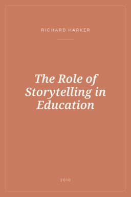 Portada de The Role of Storytelling in Education