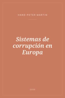 Portada de Sistemas de corrupción en Europa