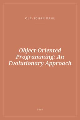 Portada de Object-Oriented Programming: An Evolutionary Approach