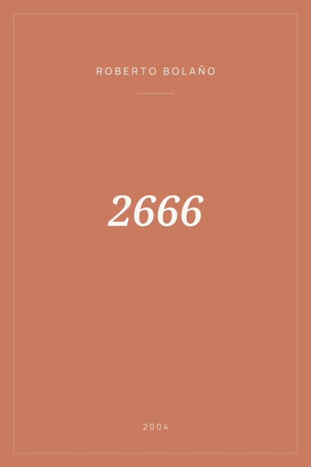 Portada de 2666