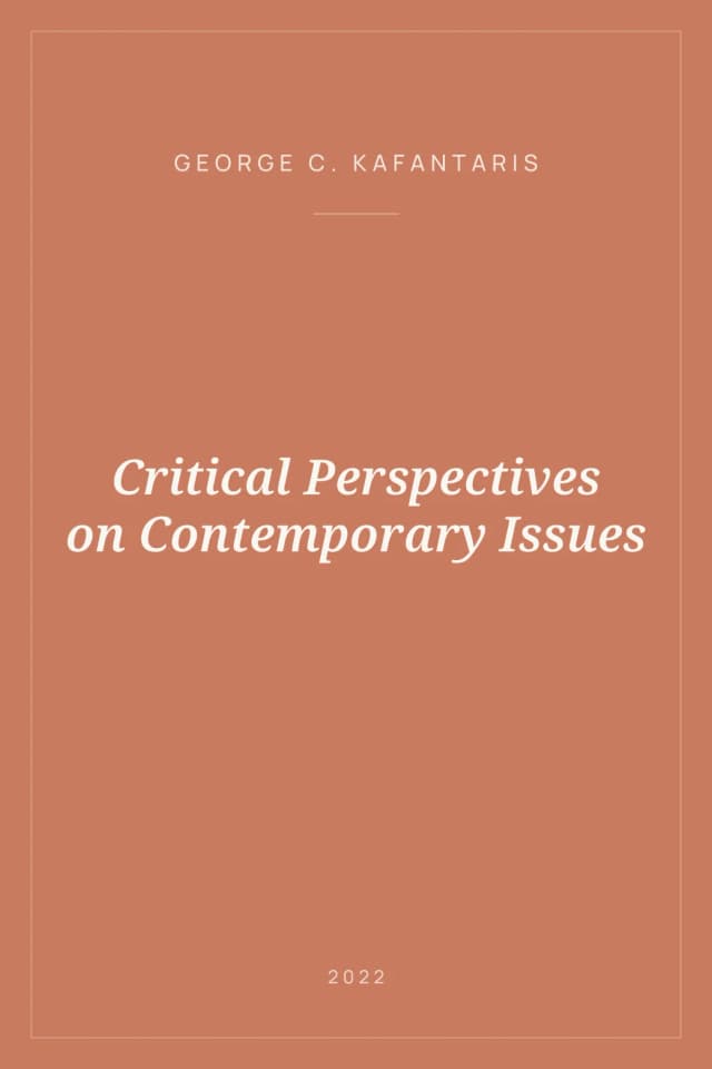 Portada de Critical Perspectives on Contemporary Issues