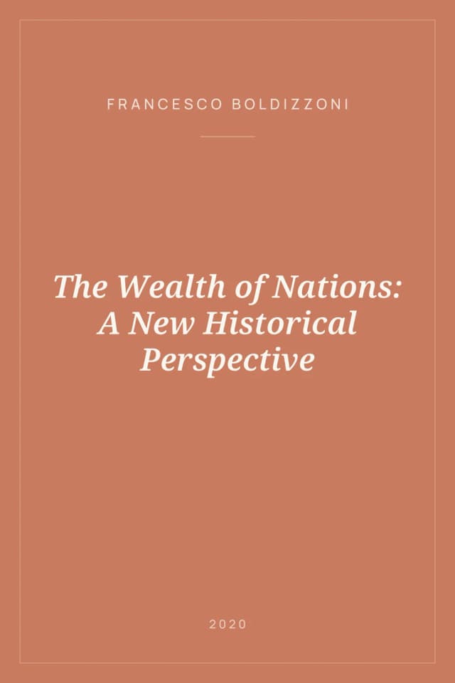 Portada de The Wealth of Nations: A New Historical Perspective