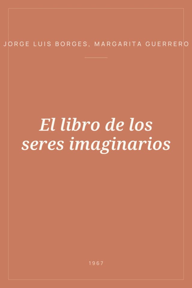 Portada de El libro de los seres imaginarios
