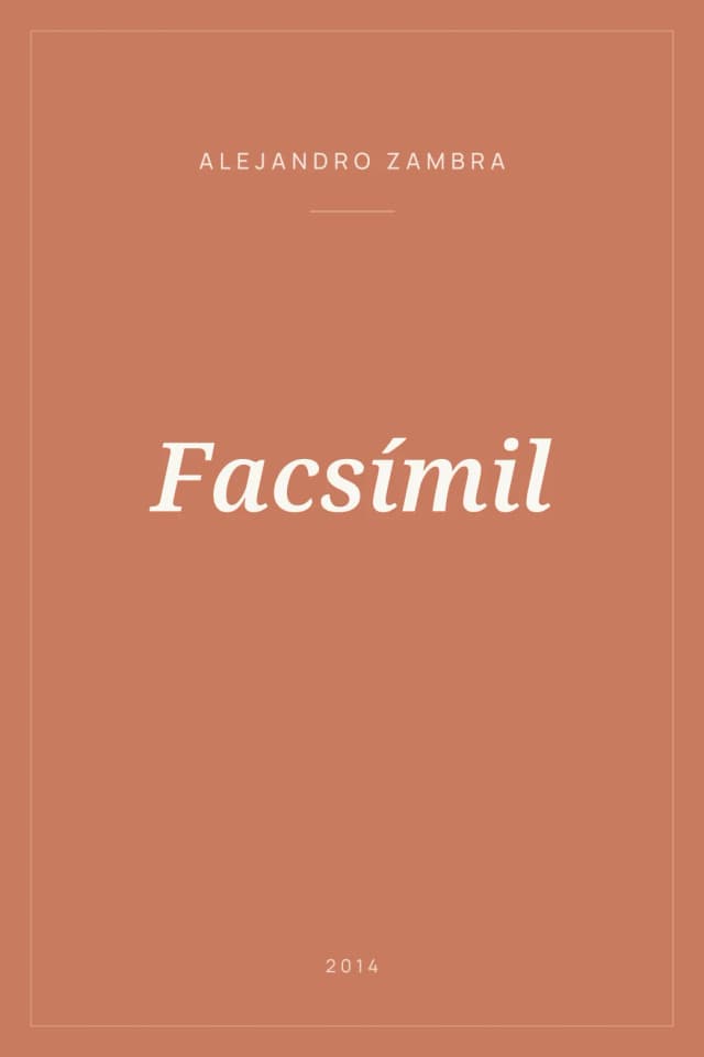 Portada de Facsímil