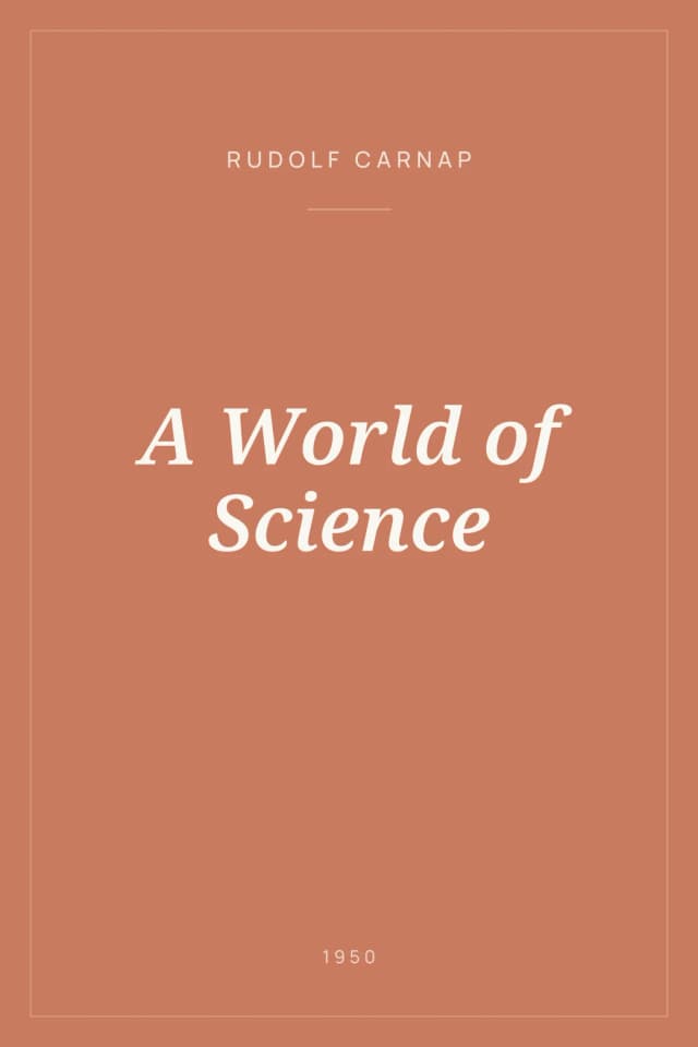 Portada de A World of Science