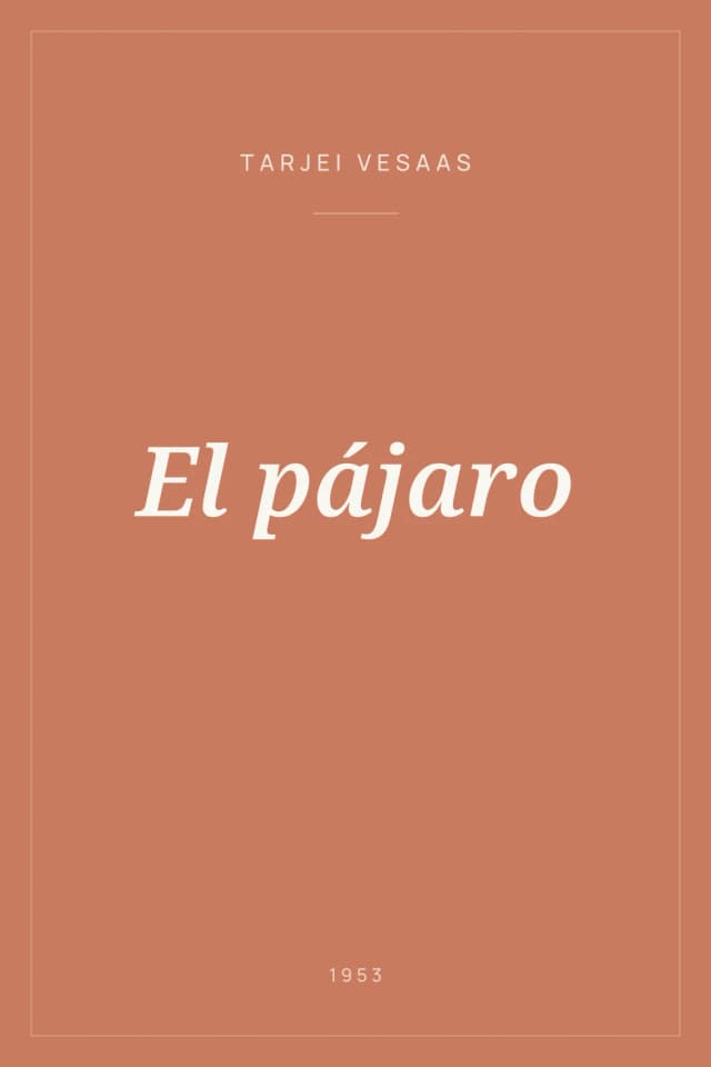 Portada de El pájaro
