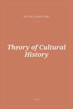 Portada de Theory of Cultural History