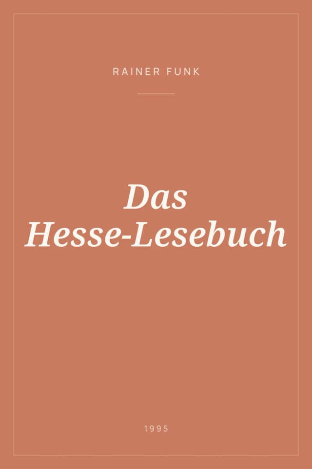 Portada de Das Hesse-Lesebuch