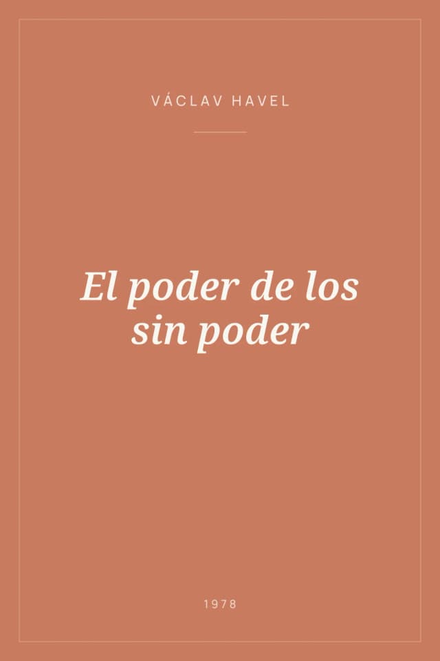 Portada de El poder de los sin poder