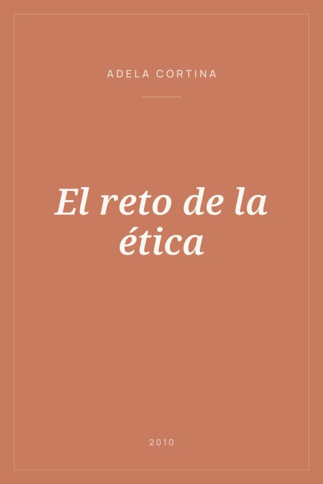 Portada de El reto de la ética