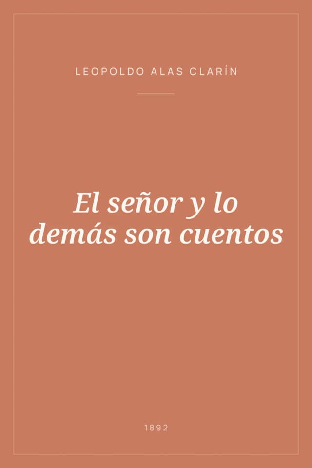Portada de El señor y lo demás son cuentos