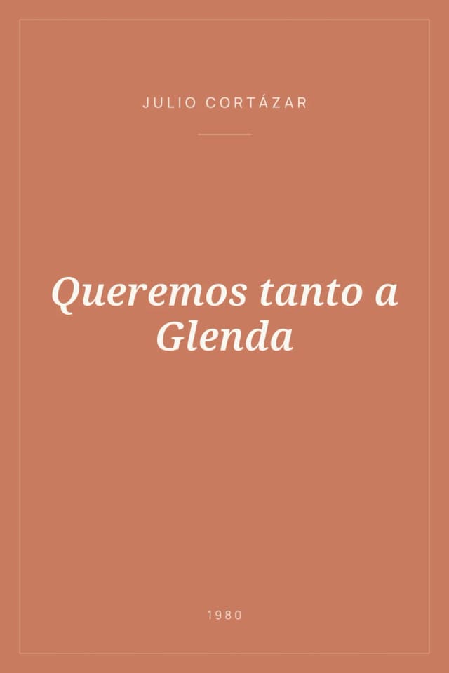 Portada de Queremos tanto a Glenda