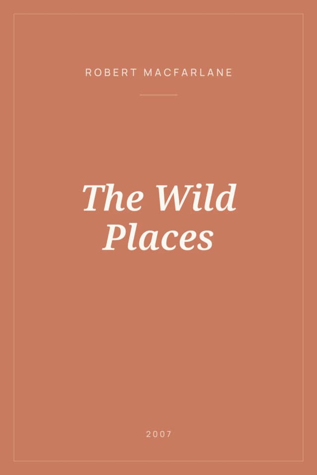 Portada de The Wild Places