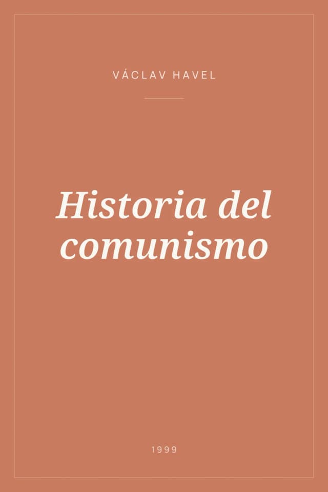 Portada de Historia del comunismo
