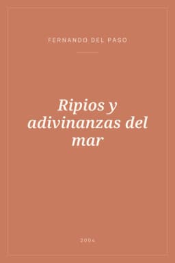 Portada de Ripios y adivinanzas del mar