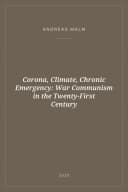 Portada de Corona, Climate, Chronic Emergency: War Communism in the Twenty-First Century