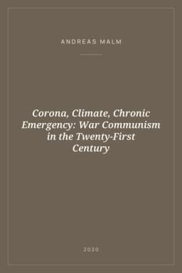 Portada de Corona, Climate, Chronic Emergency: War Communism in the Twenty-First Century