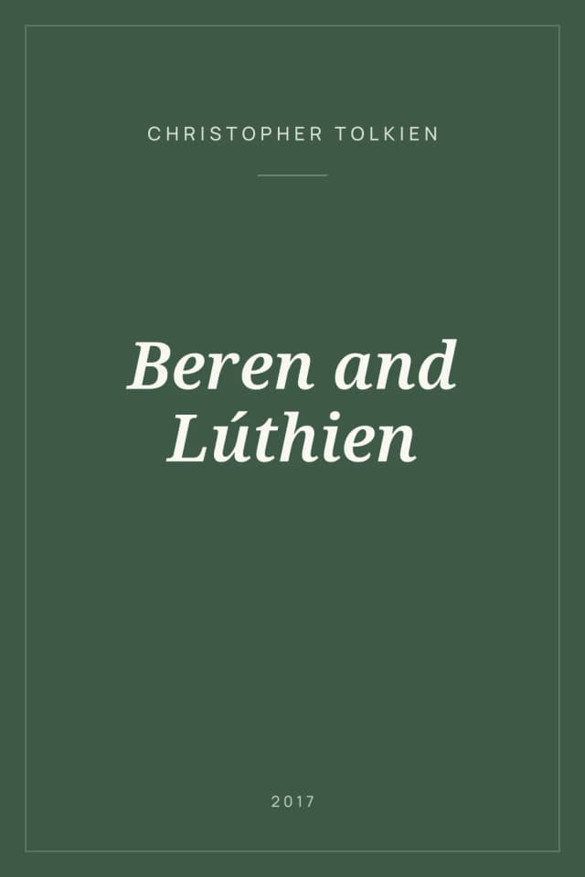 Portada de Beren and Lúthien