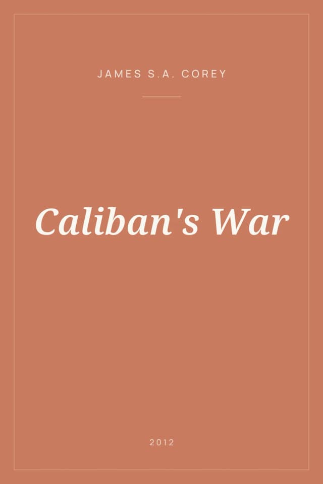 Portada de Caliban's War