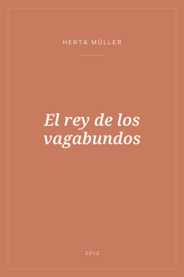 Portada de El rey de los vagabundos