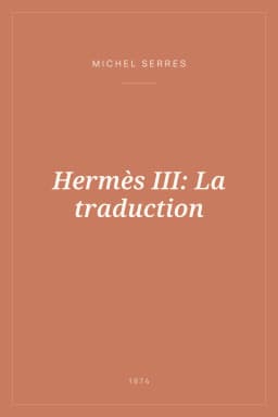 Portada de Hermès III: La traduction