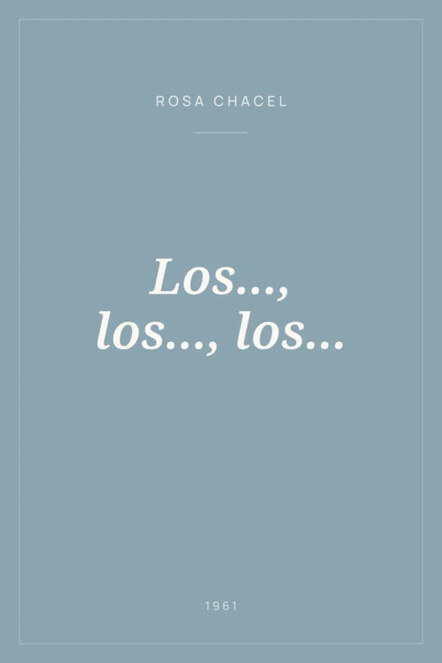 Portada de Los..., los..., los...