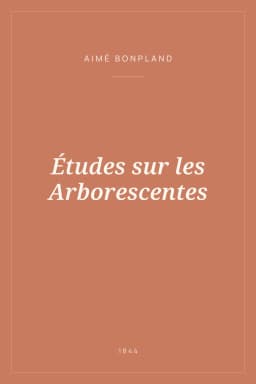 Portada de Études sur les Arborescentes