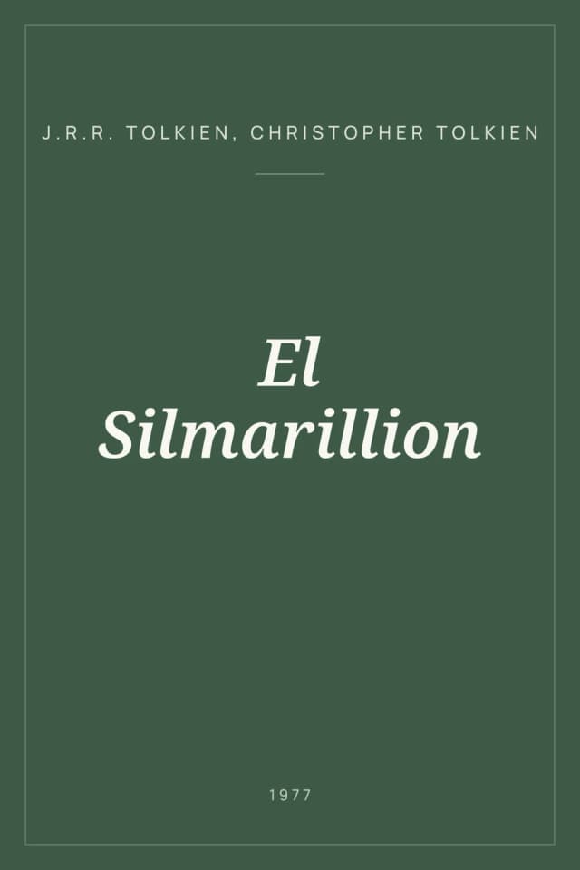 Portada de El Silmarillion