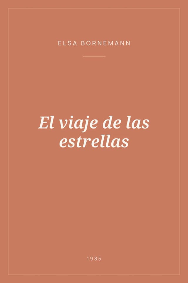 Portada de El viaje de las estrellas