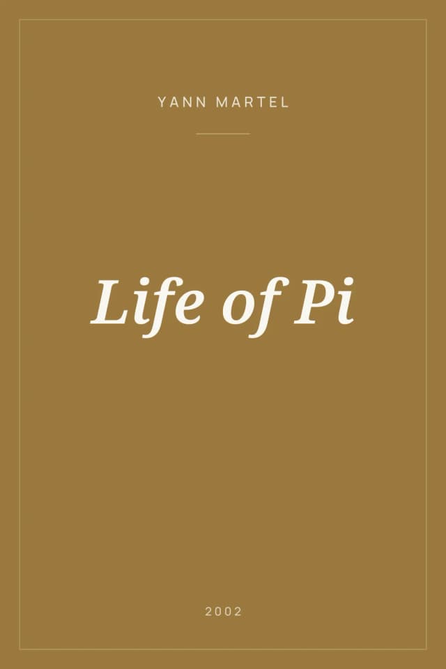 Portada de Life of Pi