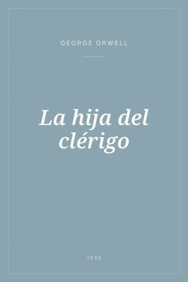 Portada de La hija del clérigo