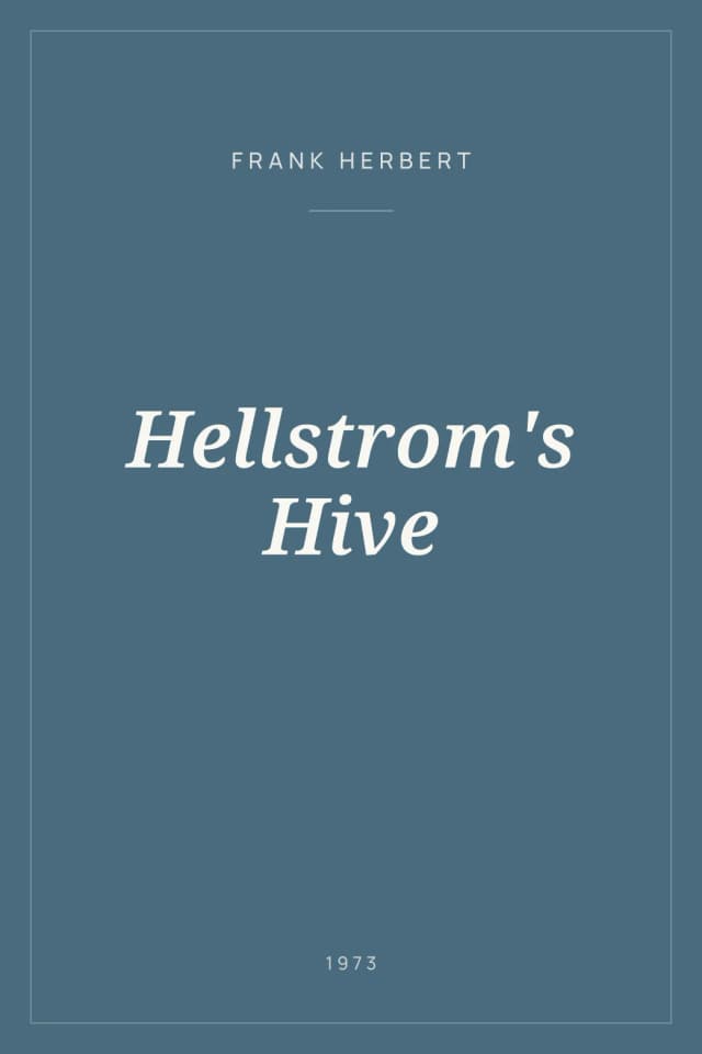Portada de Hellstrom's Hive