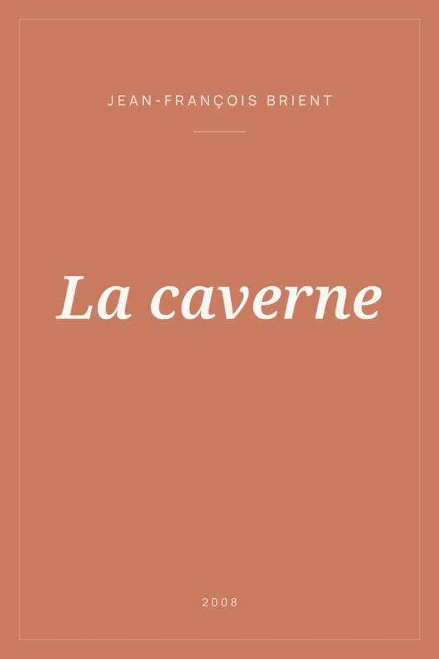 Portada de La caverne