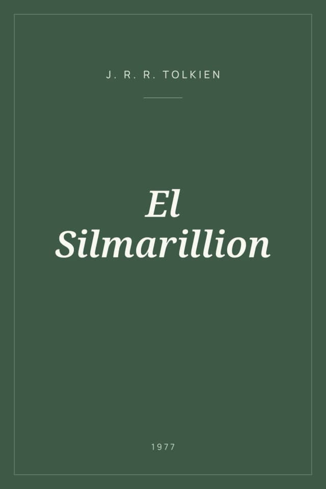 Portada de El Silmarillion