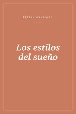 Portada de Los estilos del sueño
