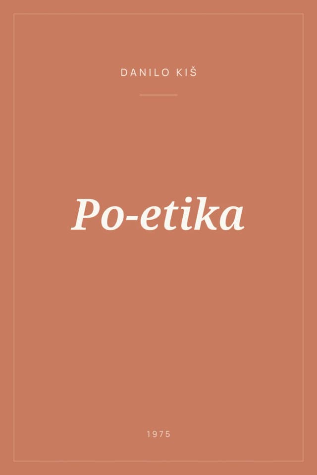 Portada de Po-etika
