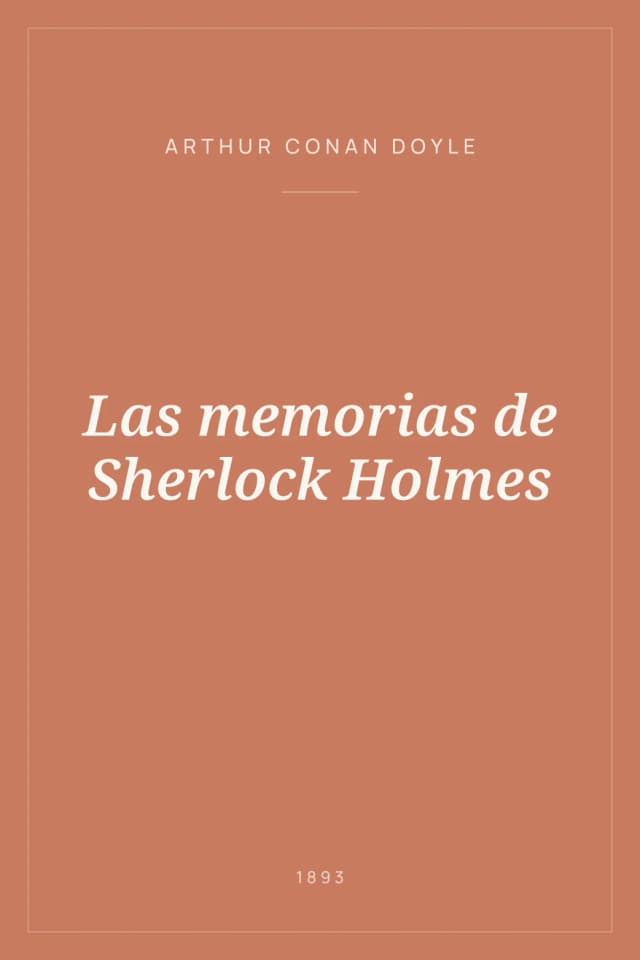 Portada de Las memorias de Sherlock Holmes