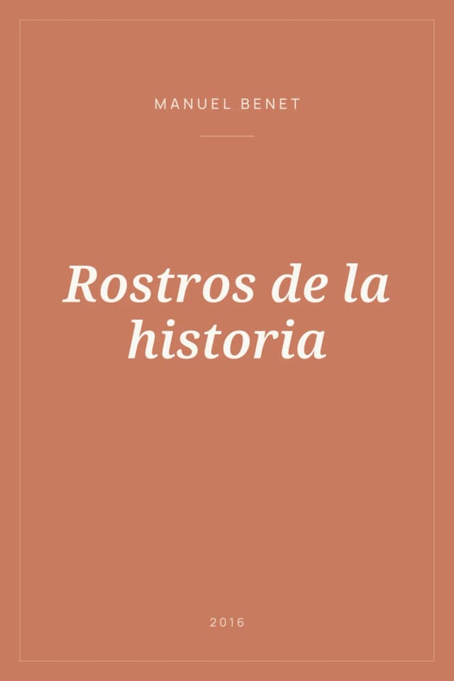 Portada de Rostros de la historia