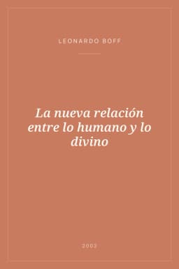 Portada de La nueva relación entre lo humano y lo divino