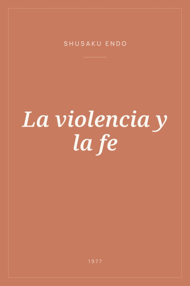 Portada de La violencia y la fe