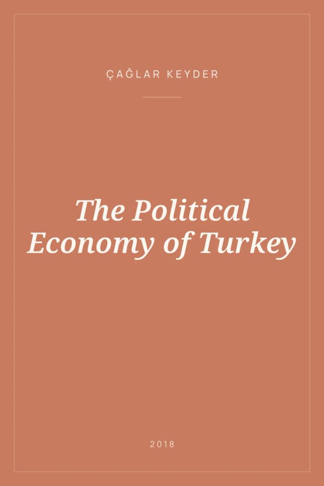Portada de The Political Economy of Turkey