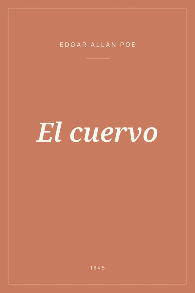 Portada de El cuervo