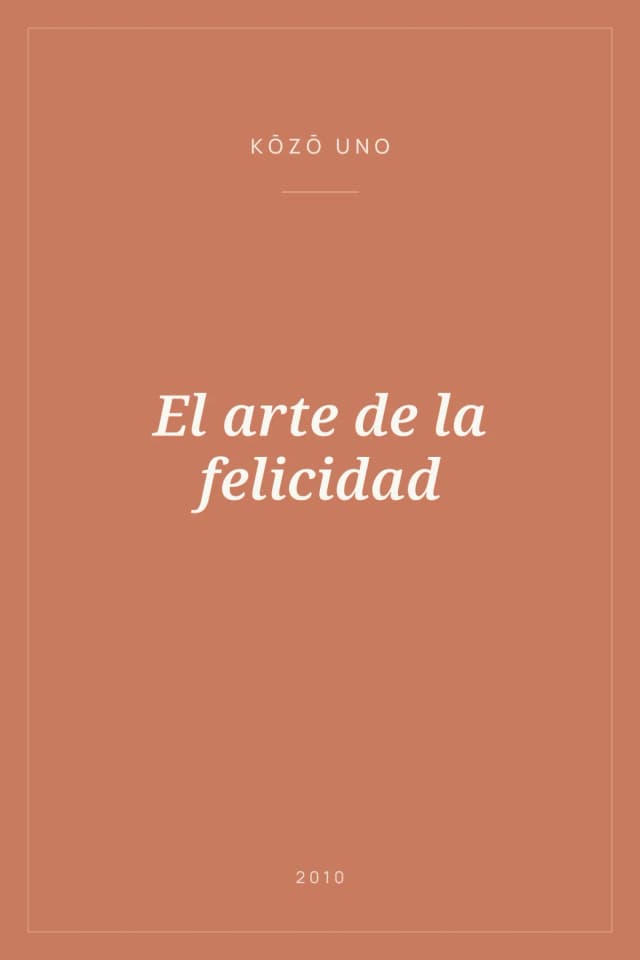 Portada de El arte de la felicidad
